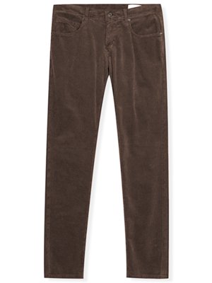 5-Pocket Hose in Cord-Qualität mit Stretchanteil, Tapered Fit