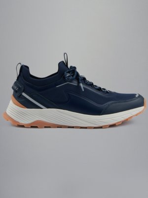 Runner Sneaker aus Mesh mit Leder-Details