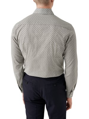  Gemustertes Signature Twill Hemd, Classic Fit