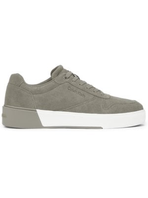 Low Top Sneaker aus Veloursleder