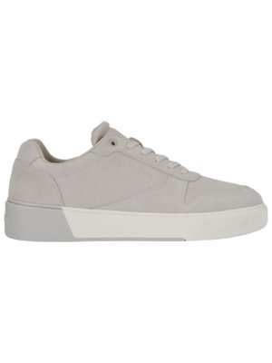 Low Top Sneaker aus Veloursleder