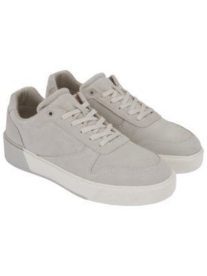 Low Top Sneaker aus Veloursleder