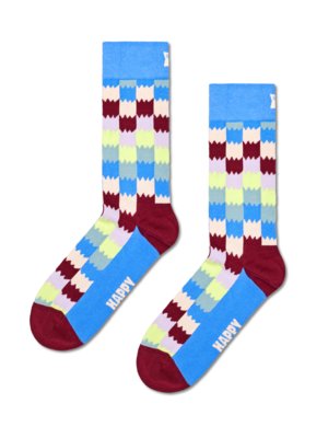 Socken mit Check-Muster