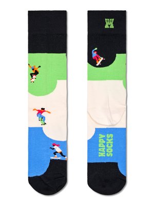 Socken mit Skater-Motiven