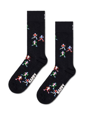 Socken mit Läufer-Motiven