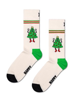 Socken mit Weihnachtsbaum-Motiv