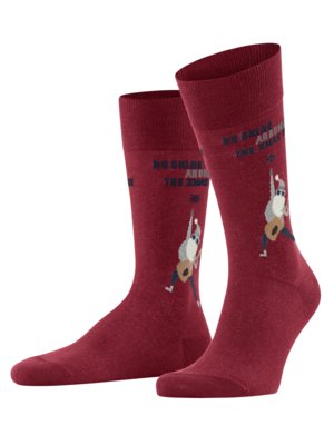 Socken mit Santa-Motiv und Stretchanteil