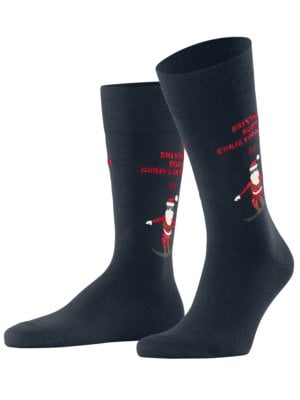 Socken mit Santa-Motiv und Stretchanteil