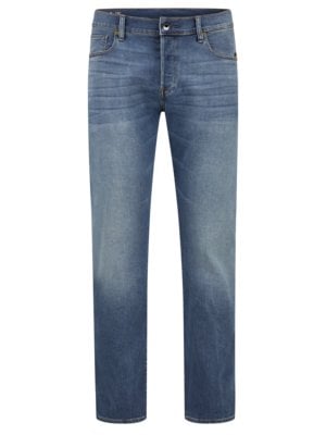 Softe Jeans in dezenter Used-Optik, Slim Fit