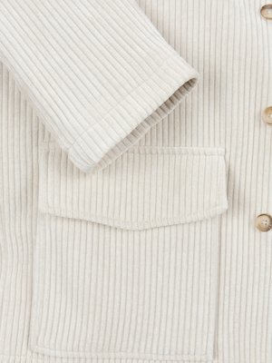 Gefüttertes Overshirt in Cord-Qualität