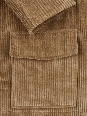 Gefüttertes Overshirt in Cord-Qualität