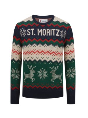 Pullover mit St.Moritz Motiv aus der Après-Ski Kollektion