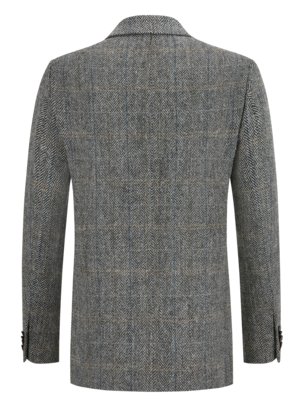 Gefüttertes Sakko in Harris Tweed-Qualität mit Fischgrät-Muster