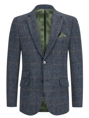 Gefüttertes Sakko in Harris Tweed-Qualität mit Fischgrät-Muster