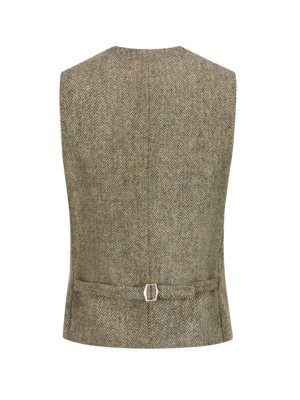 Weste aus Harris Tweed mit Reverskragen