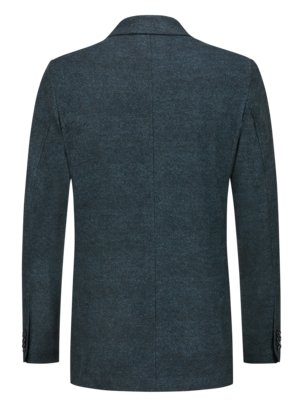 Teilgefüttertes Jersey-Sakko mit Einstecktuch, Slim Fit