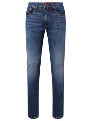 Jeans Lyon in Vintage-Optik, Tapered Fit