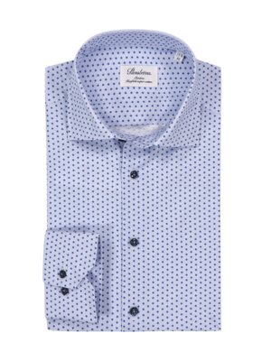 Gemustertes Hemd aus Twofold Super Cotton, Slimline