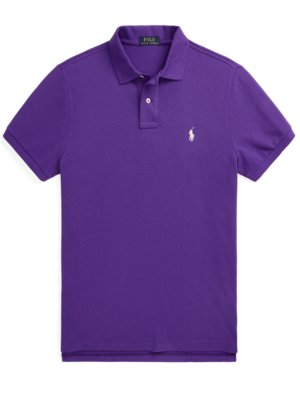 Poloshirt in Piqué-Qualität, Custom Slim Fit