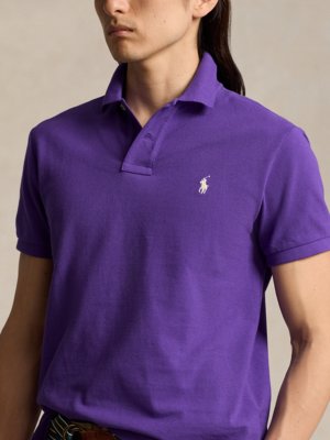 Poloshirt in Piqué-Qualität, Custom Slim Fit