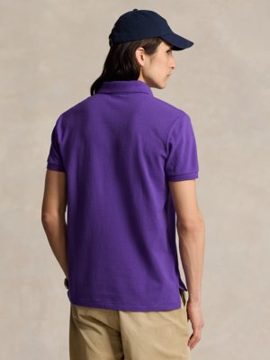 Poloshirt in Piqué-Qualität, Custom Slim Fit