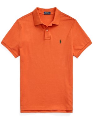 Piqué-Poloshirt aus Baumwolle, Custom Slim Fit