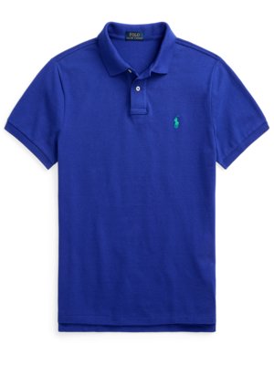 Piqué-Poloshirt aus Baumwolle, Custom Slim Fit