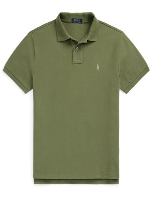 Piqué-Poloshirt aus Baumwolle, Custom Slim Fit