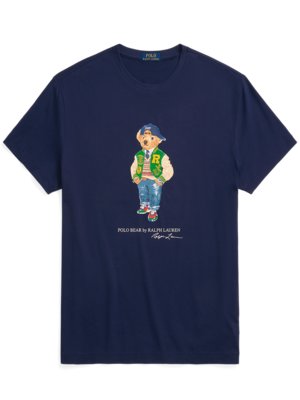 T-Shirt-mit-Polo-Bear-Print,-Classic-Fit