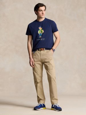 T-Shirt-mit-Polo-Bear-Print,-Classic-Fit