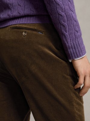 Cordhose mit Stretchanteil, Slim Fit