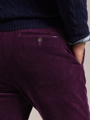 Cordhose mit Stretchanteil, Slim Fit