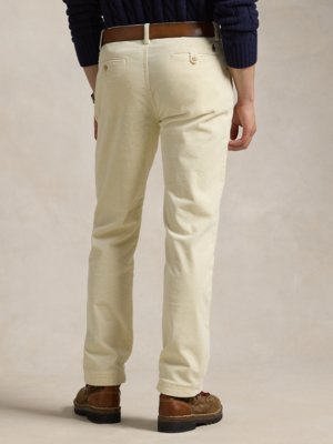 Cordhose mit Stretchanteil, Straight Fit