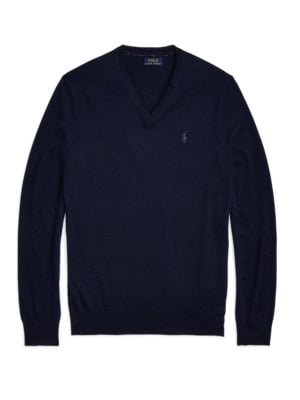 Pullover aus waschbarer Merinowolle, Slim Fit