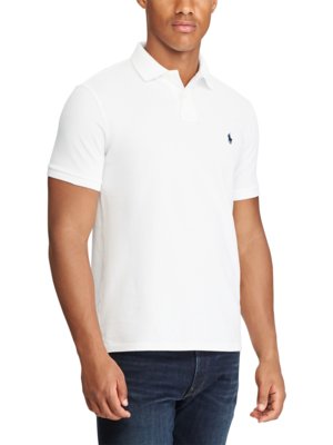 Poloshirt-Slim-Fit-in-Mesh-Qualität