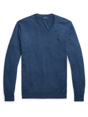 Pullover aus waschbarer Merinowolle, Slim Fit