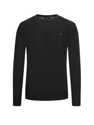 Leichter Pullover aus Merinowolle, Slim Fit