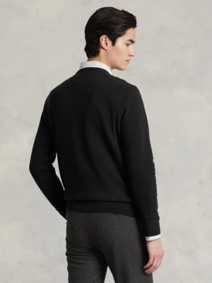 Leichter Pullover aus Merinowolle, Slim Fit