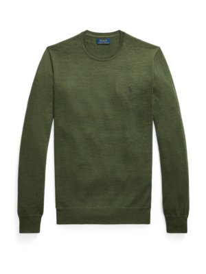 Leichter Pullover aus Merinowolle, Slim Fit