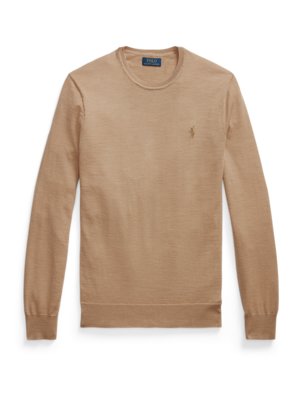 Leichter Pullover aus Merinowolle, Slim Fit