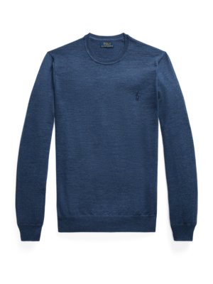 Leichter Pullover aus Merinowolle, Slim Fit