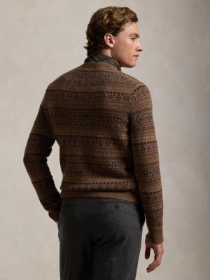 Softer Pullover mit Norwegermuster