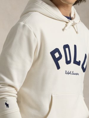 Hoodie-mit-aufgenähtem-Label-Schriftzug