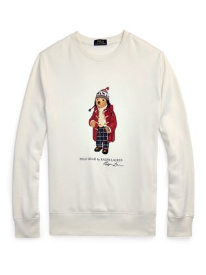 Sweatshirt mit Polo-Bear-Frontprint aus einem Baumwollgemisch