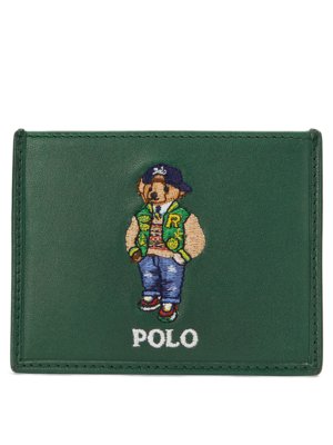 Cardholder mit Polo-Bear-Aufnäher und Geldfach