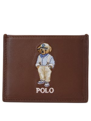 Cardholder mit Polo-Bear-Aufnäher und Geldfach