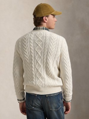 Pullover aus Wolle Alpaka-Mix mit Rundhalsausschnitt