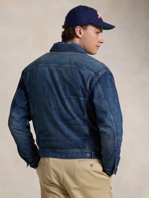 Jeansjacke im Trucker-Stil aus recycelter Baumwolle