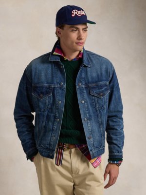 Jeansjacke-im-Trucker-Stil-aus-recycelter-Baumwolle