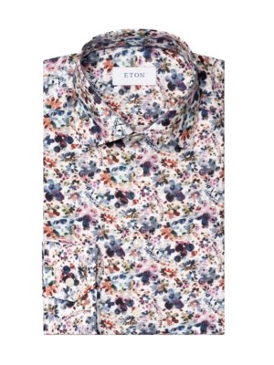 Hemd mit floralem Allover-Print, Contemporary Fit